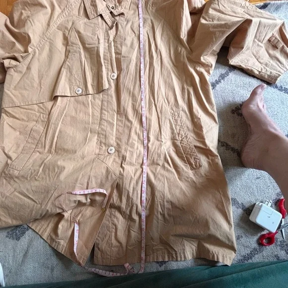Vintage oversized trench coat 80s looking for best offer - Picture 7 of 10